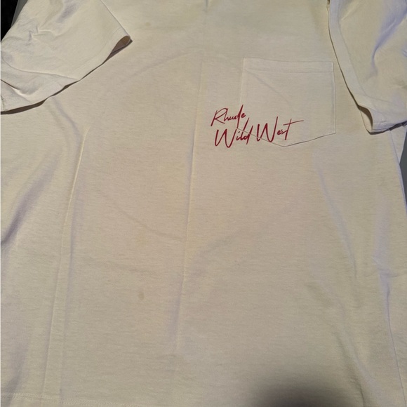 Rhude Off-White Crew Neck Tee - Picture 3 of 8